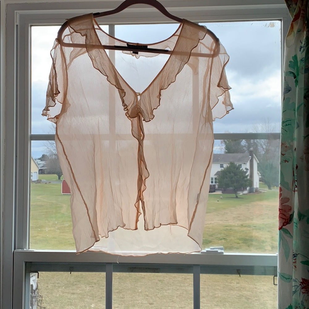 Sheer blouse